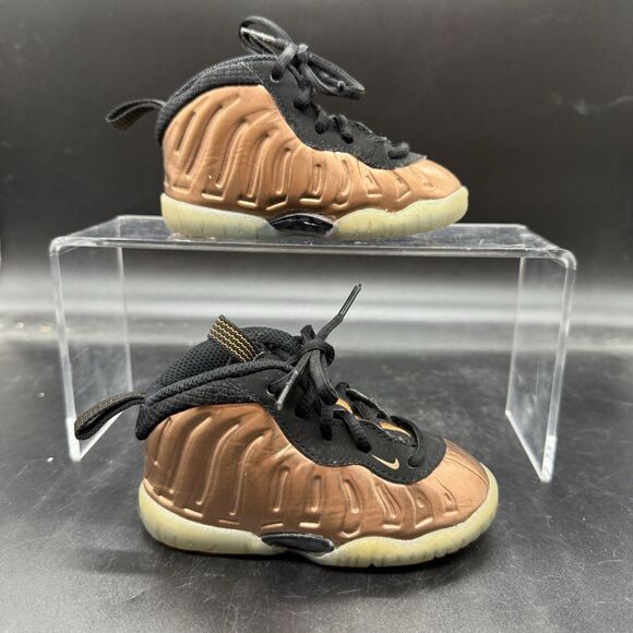 Nike air foam Posite One 723947-004 Sneakers Size 5C rose gold - Picture 1 of 7